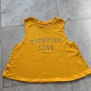Spiritual Gangster “Gangster Love” Yellow Tank Top